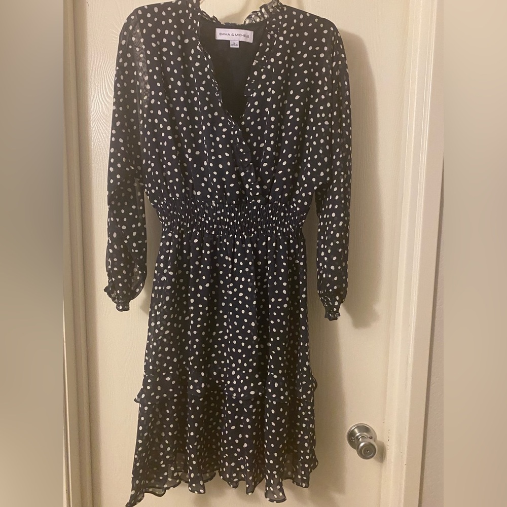 Romantic Navy Dress